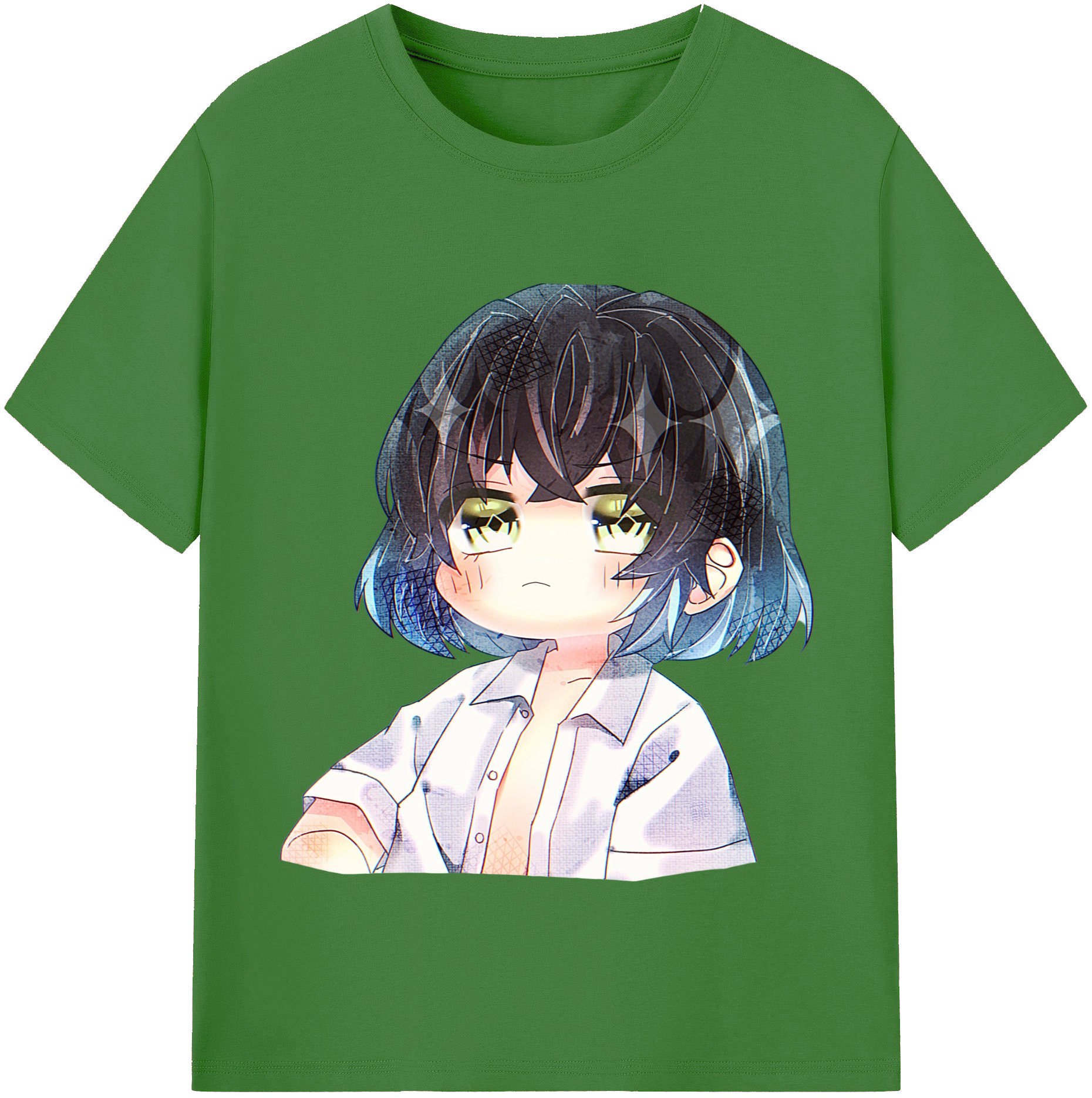 （画像用） 鬼滅の刃（きめつのやいば）嘴平 伊之助／はしびら いのすけ Hashibira Inosuke レディースカジュアルプリントTシャツ（綿100％）